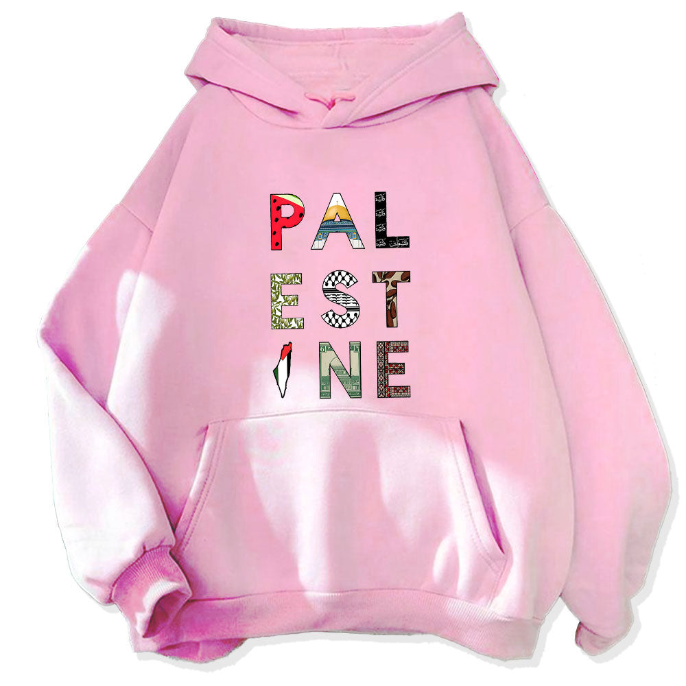 Colorful Palestine Hoodie