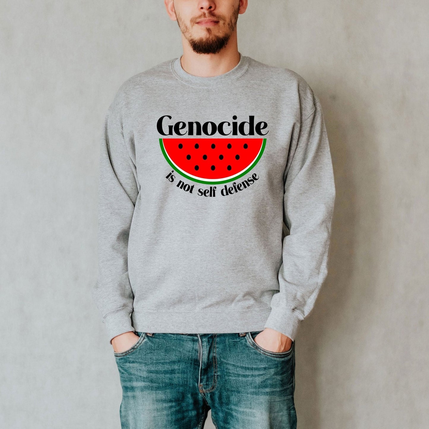 Genocide is Not Self Defense Sweater