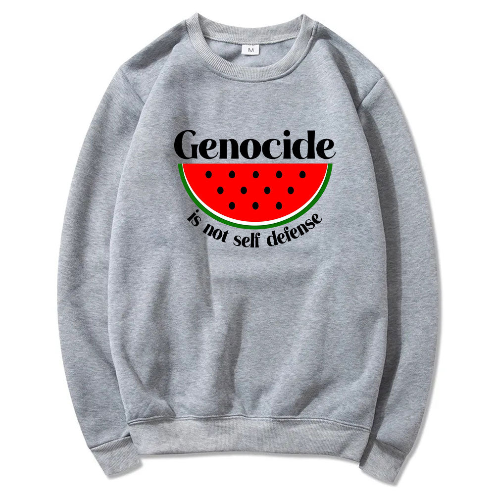 Genocide is Not Self Defense Sweater