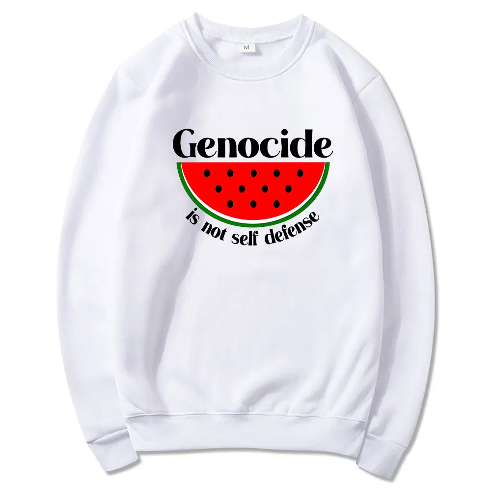 Genocide is Not Self Defense Sweater