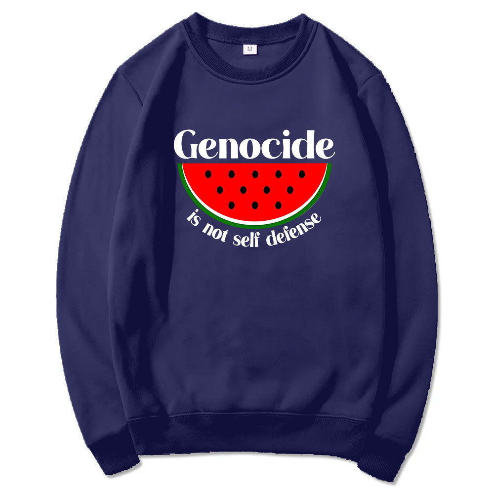 Genocide is Not Self Defense Sweater