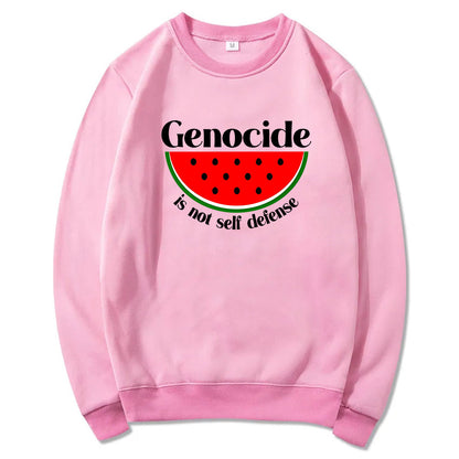 Genocide is Not Self Defense Sweater