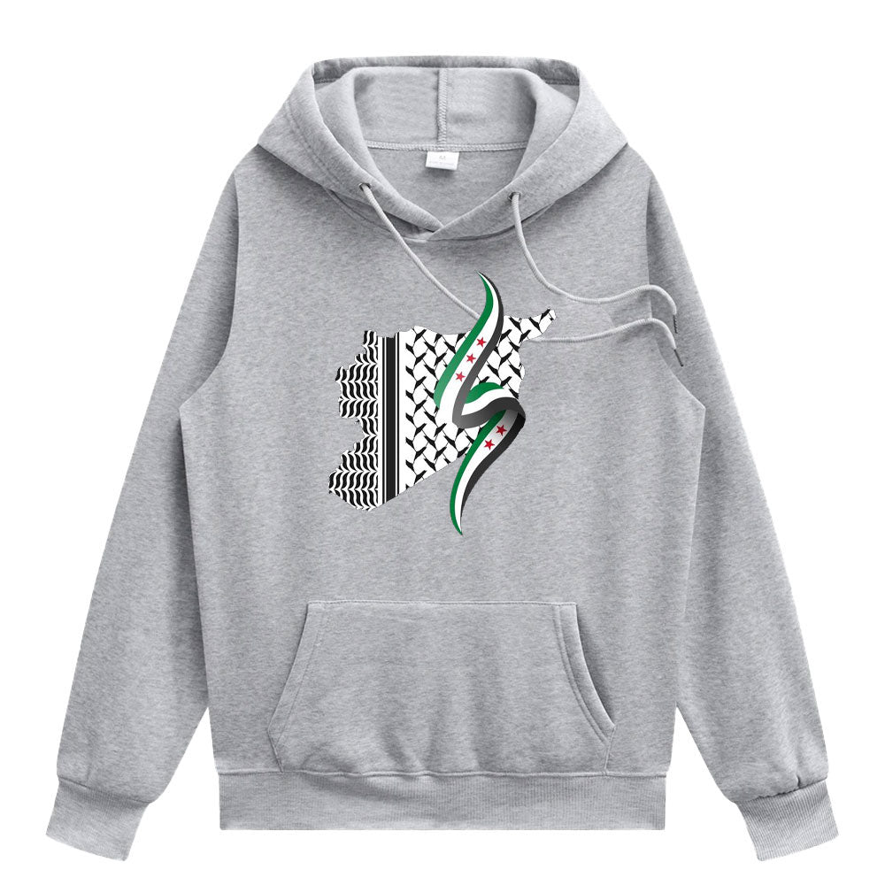 Syrian Keffiyeh Geography Hoodie