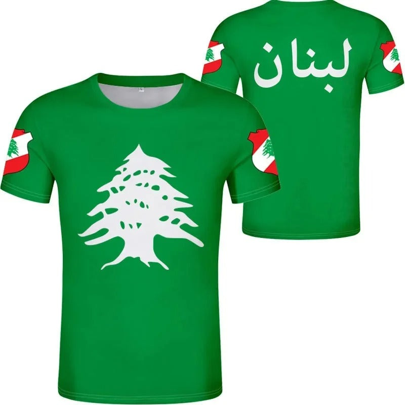 Lebanon Tree & Arabic Shirt