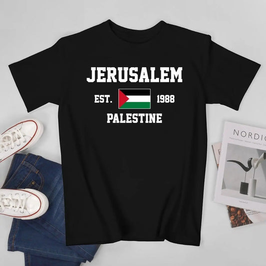 Black / XS Jerusalem Palestine Shirt | Project Palestine