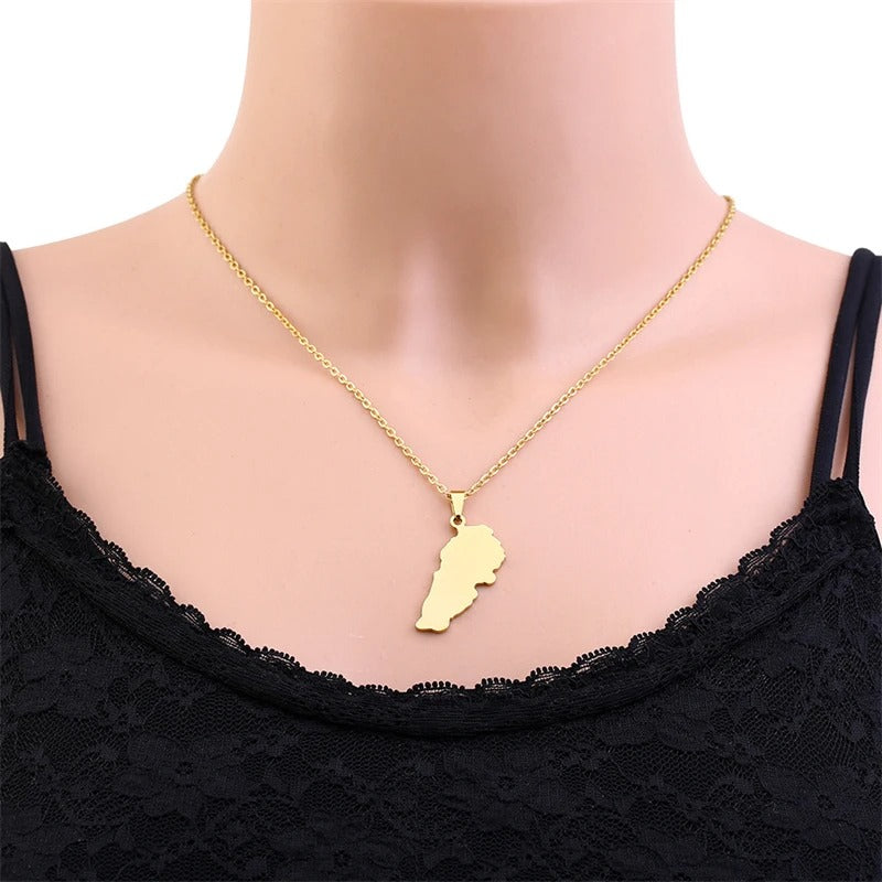 Lebanese Geography Necklace/Chain