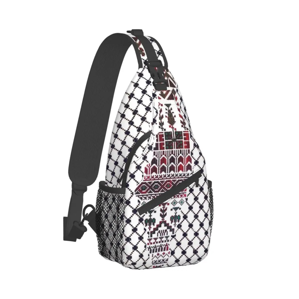 Palestinian Keffiyeh Tatreez Bag