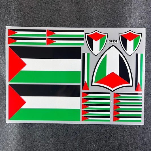 Palestine Flags Variety Stickers