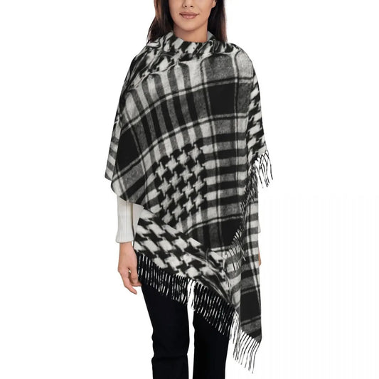 28 x 78 Inches (72 x 200 cm) Alternative Kuffiya Shawl Wrap | Project Palestine