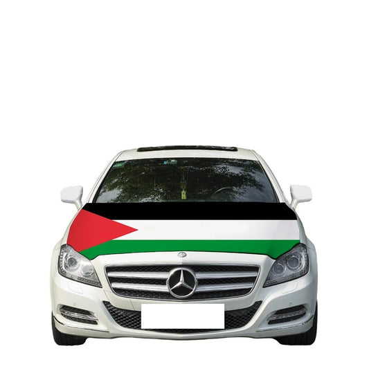 Palestine Flag Car Hood Cover