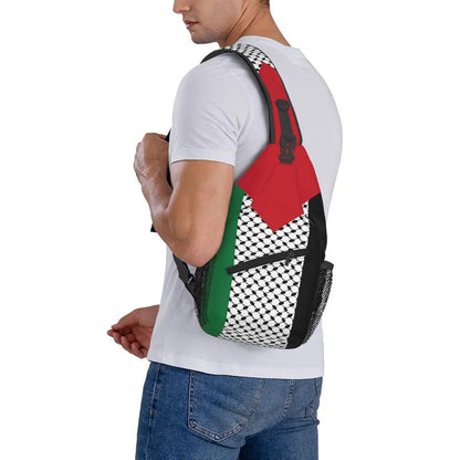 Palestine Flag & Keffiyeh Bag