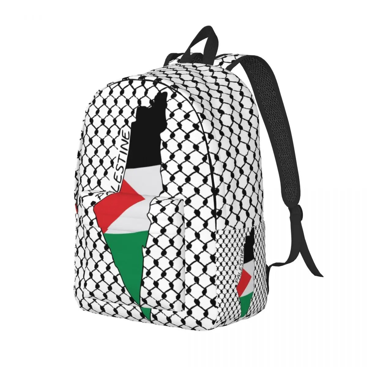 Palestine Flag & Keffiyeh Backpack