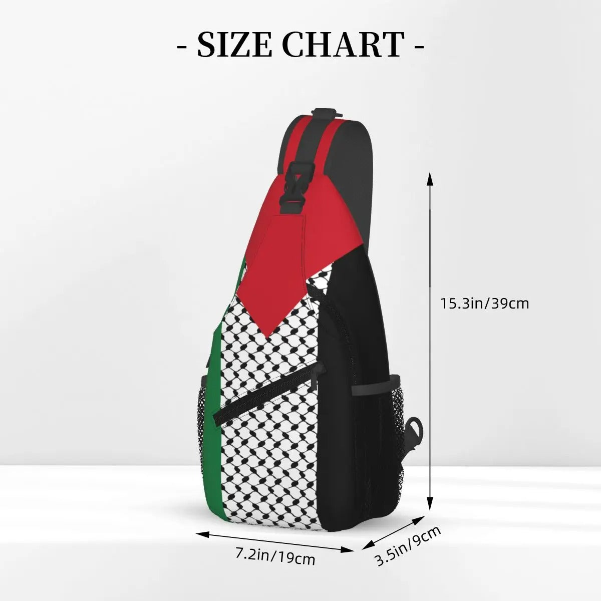 Palestine Flag & Keffiyeh Bag