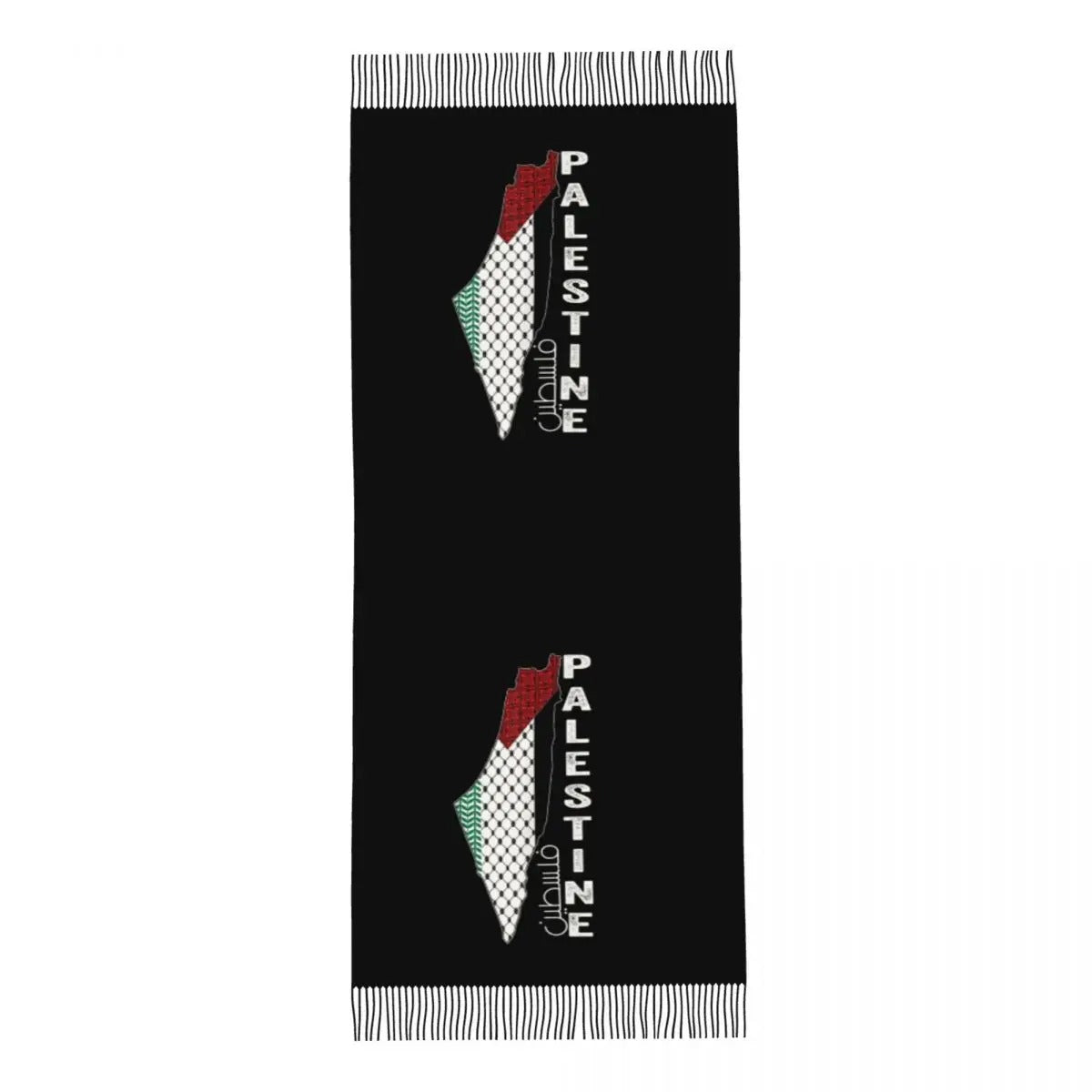 Palestine Geography Kuffiya Shawl Wrap - Project Palestine