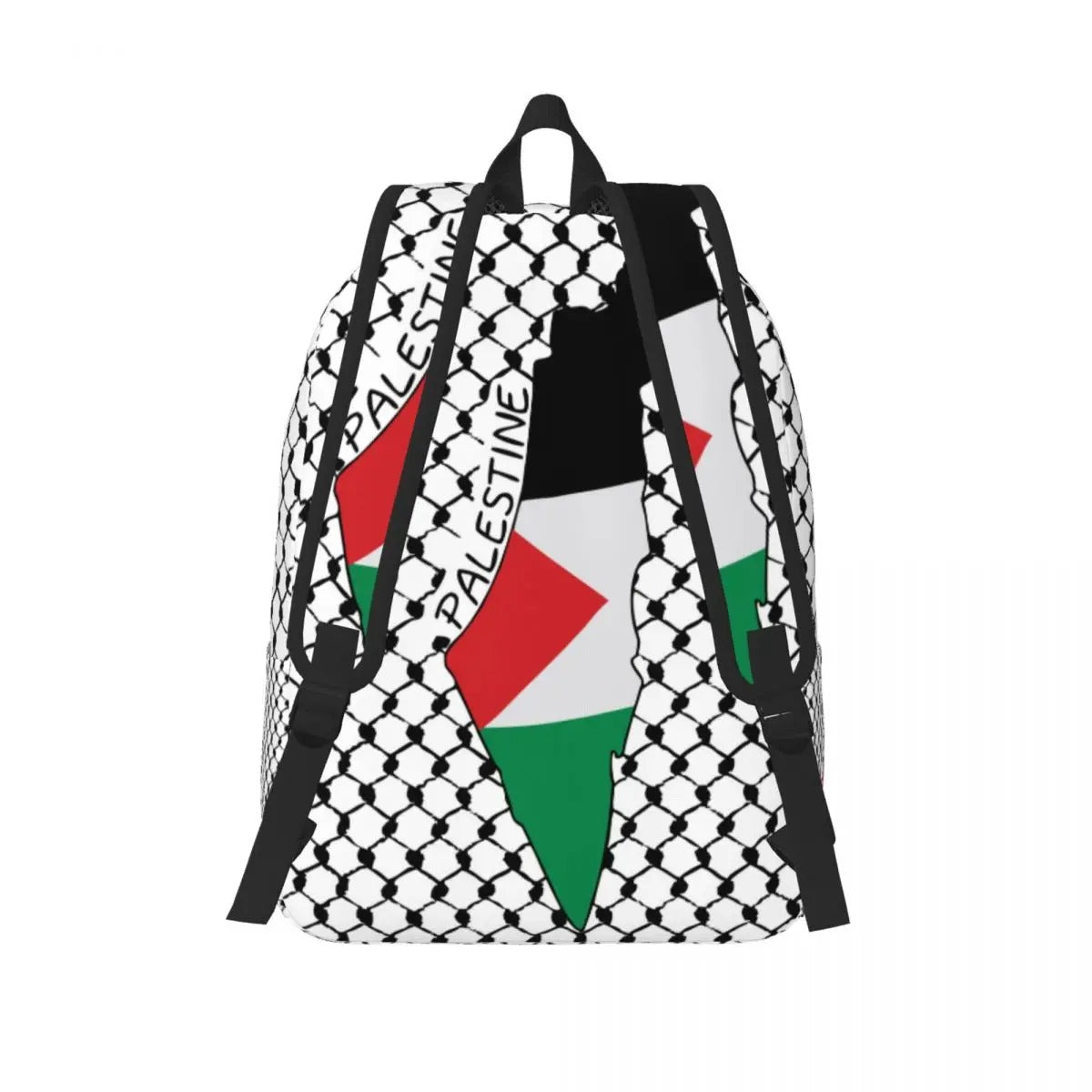 Palestine Flag & Keffiyeh Backpack