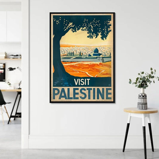 Visit Palestine Canvas Poster - Project Palestine