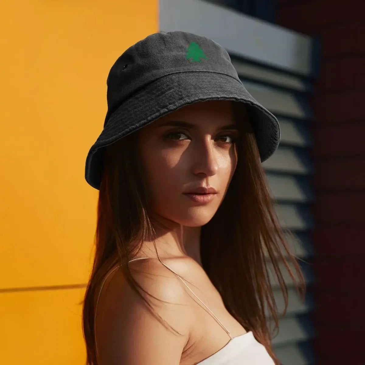 Green Tree Bucket Hat