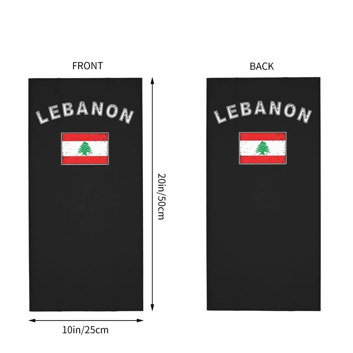 Bold Lebanese Mask/Bandana