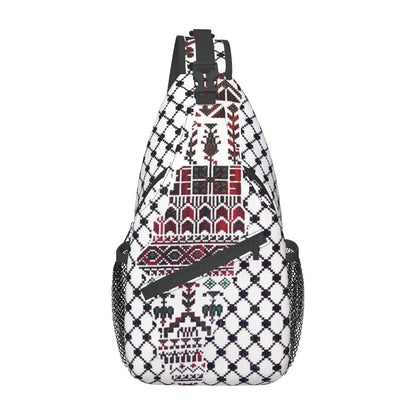 Palestinian Keffiyeh Tatreez Bag