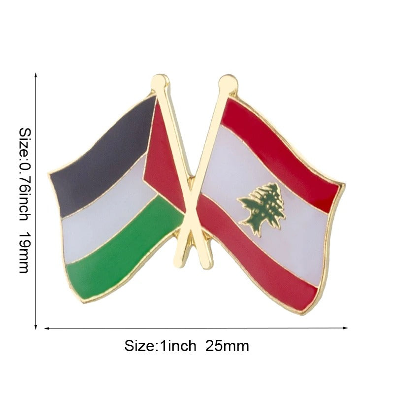 Lebanese Flag Pins (10 pieces)