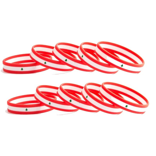 Lebanon Wristbands (10 Pieces)