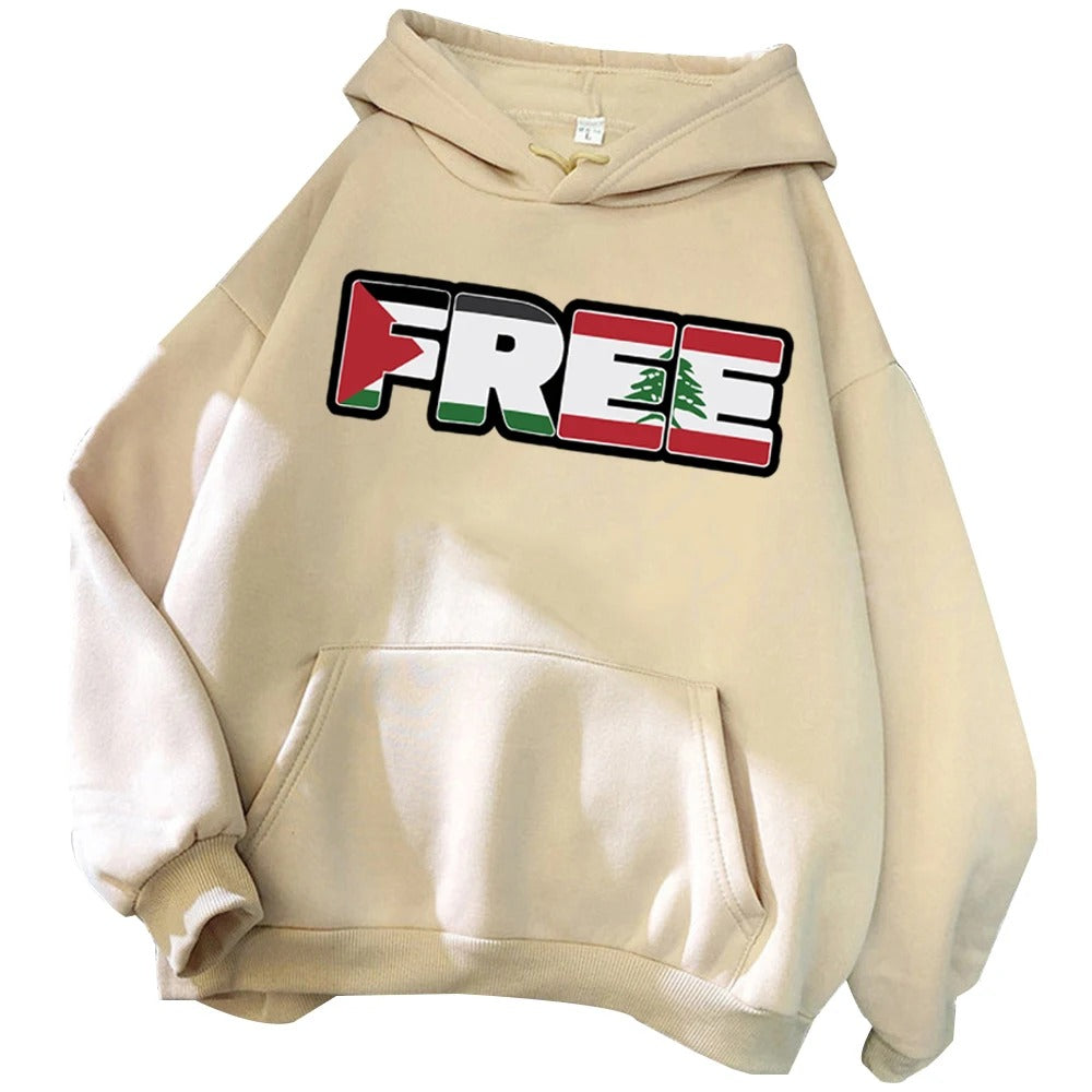 Free Palestine & Lebanon Hoodie