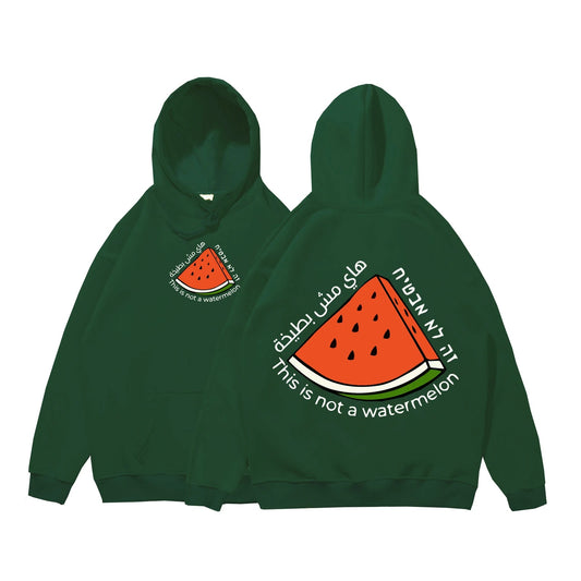 This Is Not A Watermelon Hoodie - Project Palestine