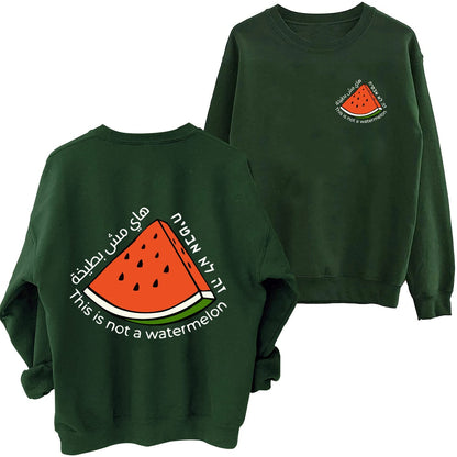 Green / XS This Is Not A Watermelon Sweater | Project Palestine