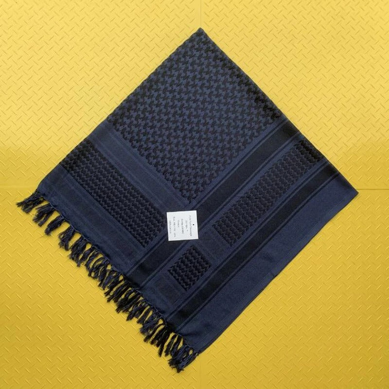 Dark Blue / 50 x 50 Inches (125 x 125 cm) Original Kuffiya Scarf | Project Palestine