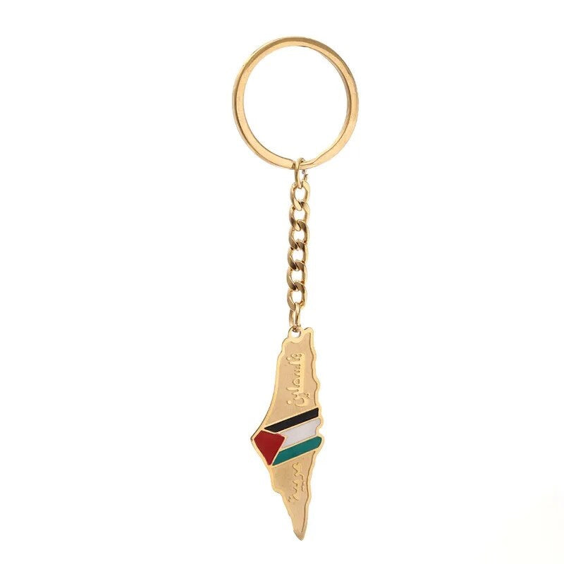 Palestine Geography Key Chains (Multiple Styles Available) - Project Palestine