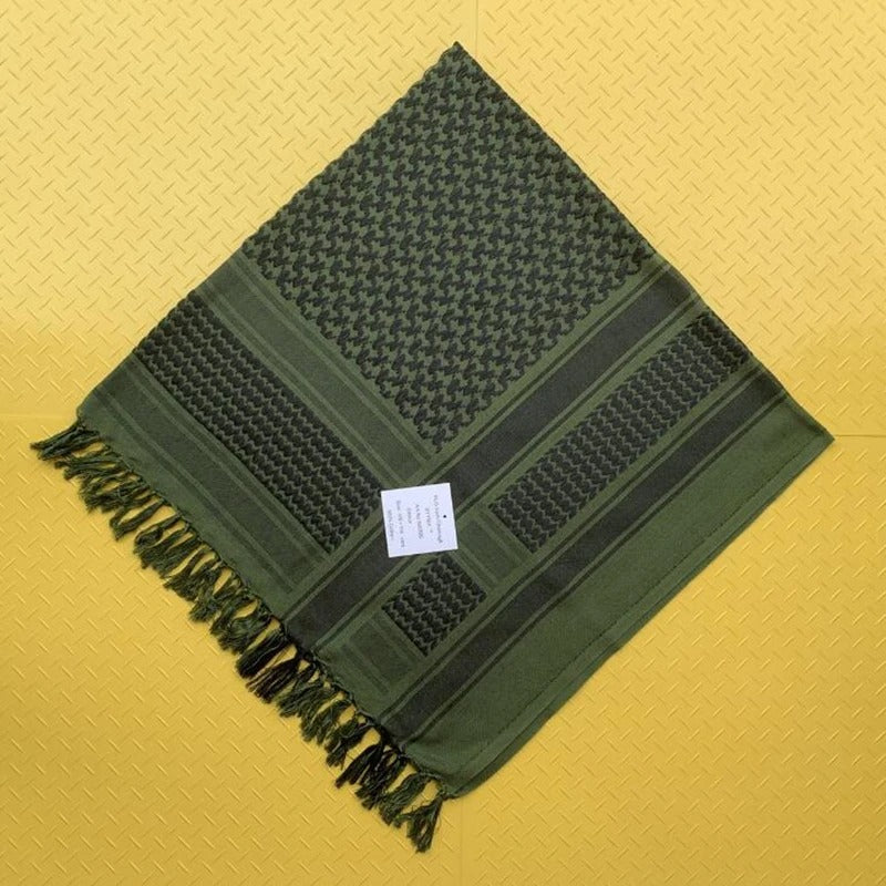 Army Green / 50 x 50 Inches (125 x 125 cm) Original Kuffiya Scarf | Project Palestine