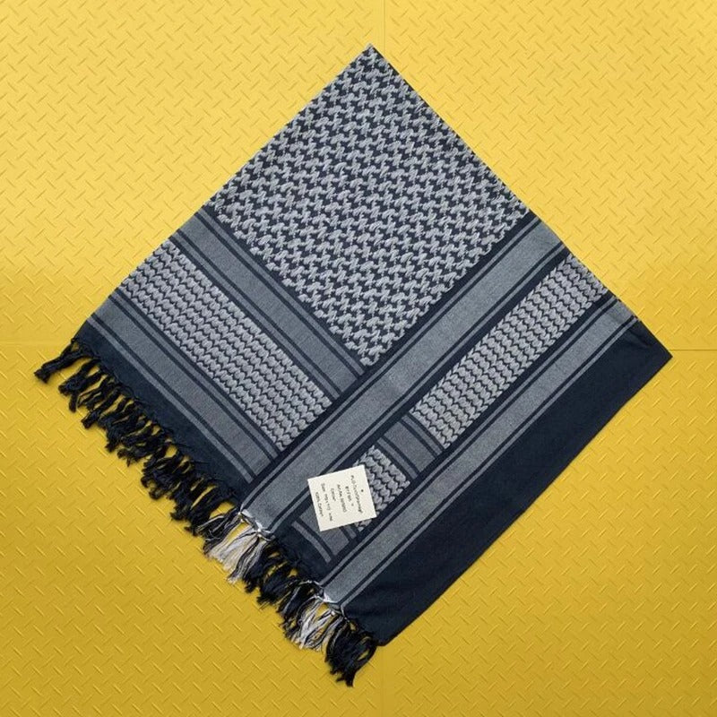 Navy Blue / 50 x 50 Inches (125 x 125 cm) Original Kuffiya Scarf | Project Palestine